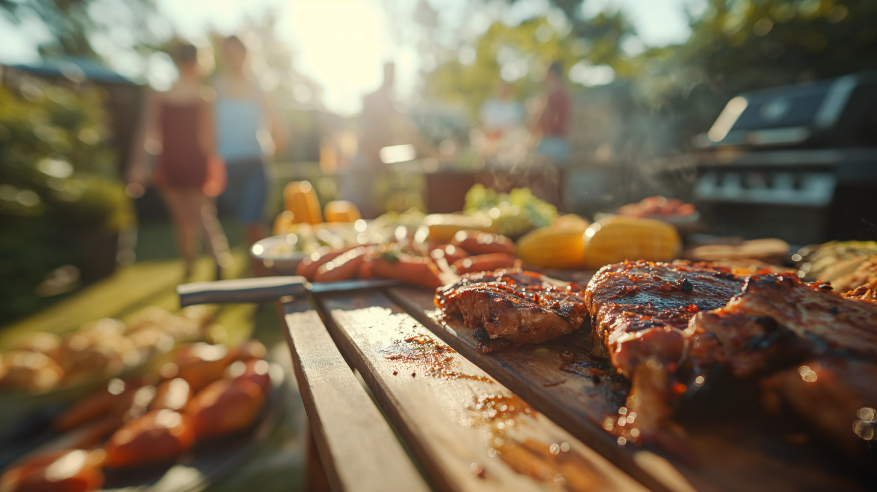 Outdoor spit braai event catering Cape Town